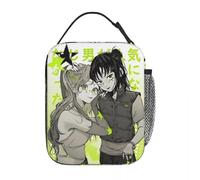 ZGHQHCDRH Il Ragazzo a Cui Era interessata Non Era affatto Un Ragazzo Ayamitsu Sacchetto per Il Pranzo Isolato Borsa Termica Riutilizzabile a Tenuta stagna Tote Lunch Box