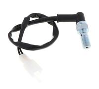 ZGHQHCDRH Interruptor de Motocicleta 1 pz Interruttore Luce Posteriore Freno Idraulico Universale per Moto Bullone Cavo Accessori per Motocicletta botón de Arranque Moto(M10X1.25)