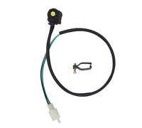 ZGHQHCDRH Interruptor de Motocicleta Interruttore di avviamento Universale per Moto Dual Sport Dirt Quad, Pulsante di spegnimento e Arresto, Accessori per Moto botón de Arranque Moto(Yellow)