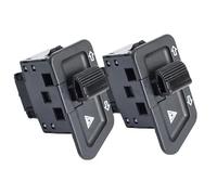 ZGHQHCDRH Interruptor de Motocicleta Luci di Avvertimento per motociclette Interruttori a Doppio lampeggio Accessori per la Modifica di Veicoli elettrici per motociclette botón de Arranque Moto(2pcs)
