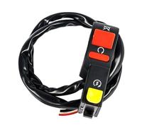 ZGHQHCDRH Interruptor de Motocicleta Pulsante di avviamento Elettrico, Arresto, accensione e spegnimento, Interruttore di spegnimento per Moto, Fuoristrada, Quad botón de Arranque Moto