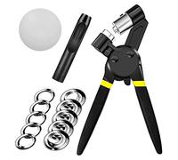 ZGHQHCDRH Kit di Utensili for Occhielli da 3/8 Pollice, Pinza perforatrice Portatile, Mini Macchina Manuale for con 300