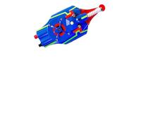 ZGHQHCDRH Lanciatore di ragnatele, Sparatutto con magneti a Ventosa, Sollevamento Automatico, Raggio di Lancio 9,8 Piedi, Ricaricabile Tramite USB, Giocattolo Ruolo da Supereroe(Blue)