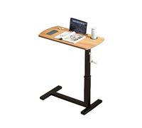 ZGHQHCDRH Leggio, Podi da Chiesa Portatili scrivania for Laptop Pulpito Leggio Pavimento Regolabile in Altezza Altoparlante Supporto for presentazioni in Aula(Brown with Card Slot,80x40cm)