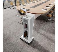 ZGHQHCDRH Leggio, Podio del leggio Mobile, podio della Chiesa, pulpito for conferenze Scolastiche di ricevimento Eventi in Ufficio(White)