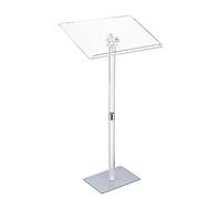 ZGHQHCDRH Leggio, Stand Up Desk Podio for pulpito da Chiesa Supporto Portatile Regolabile in Altezza/Angolo, podio for concerti di Presentazione, for Insegnanti, pulpiti for chiese