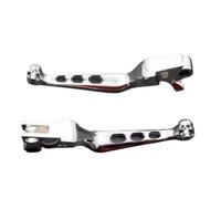 ZGHQHCDRH Leve freni per moto Frizione freno teschio cromata adatta per Harley Fat Boy Dyna Road King 883 1200 FLHR