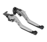 ZGHQHCDRH Leve freni per moto Leve freno frizione pieghevoli ed estensibili regolabili per moto, impugnature per manubrio adatte per Suzuki SV650 SV 650S 1999-2012(Sliver-3)
