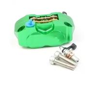ZGHQHCDRH Leve freni per moto Pinza freno adatta per Yamaha Aerox Nitro RSZ JOG BWS Zuma 50 Rr + pastiglie freno da 200 mm / 220 mm, pompa freno per moto(Green A)