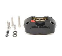 ZGHQHCDRH Leve freni per moto Pinza freno adatta per Yamaha Aerox Nitro RSZ JOG BWS Zuma 50 Rr + pastiglie freno da 200 mm / 220 mm, pompa freno per moto(F-black)