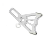 ZGHQHCDRH Leve freni per moto Pinze per motociclette, distanza fori 82 mm, staffe, adattatori pompa pinze a quattro pistoncini per disco da 220 mm(D Silver 220mm)