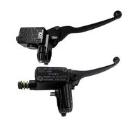 ZGHQHCDRH Leve freni per moto Pompa freno anteriore per, cilindro principale, leva freno idraulica per da cross, pit bike, ATV, quad, ciclomotore, scooter(GN black right)