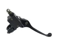 ZGHQHCDRH Leve freni per moto Pompa idraulica per cilindro principale della frizione anteriore per, 14 mm, nero, 7/8" 22 mm, leva freno per(Right)