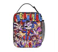 ZGHQHCDRH L'incredibile Circo Digitale all in Borse per Il Pranzo Isolate Contenitore per pasti Grande Borsa Termica Lunch Box Tote Beach Picnic
