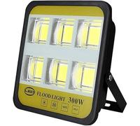 ZGHQHCDRH Luci solari, Faretti for Esterni a LED for la casa for Luce di Sicurezza Proiettore Super Luminoso da Pieno Watt, Luce Lavoro Ricaricabile(300W)