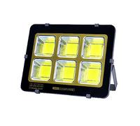 ZGHQHCDRH Luci solari, Luce di inondazione a LED Luci Sicurezza Super Luminose for Esterni Illuminazione Spot 150-1000㎡, Lampada da Lavoro a 6000K IP67 for Cortile Stadio Prato fienile, Nero(300W)