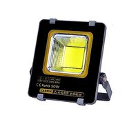 ZGHQHCDRH Luci solari, Luce di inondazione a LED Luci Sicurezza Super Luminose for Esterni Illuminazione Spot 150-1000㎡, Lampada da Lavoro a 6000K IP67 for Cortile Stadio Prato fienile, Nero(50W)