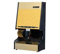 ZGHQHCDRH Lucidatrice per scarpe, Kit adatto for ingresso di hotel, centro vendite, club, doppio motore, lustrascarpe elettrica(Gold)