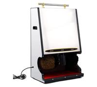 ZGHQHCDRH Lucidatrice per scarpe, Kit lucidatrice multispazzola adatta for centro vendite ingresso hotel, macchina lustrascarpe elettrica(Silver)