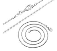 ZGHQHCDRH lunga 16-28 pollici (40-80 cm) catena base sottile 1 mm girocolli collane gioielli regalo per le donne