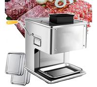 ZGHQHCDRH Macchina tritacarne con manovella e piedini antiscivolo, macchina automatica commerciale for il taglio di carne fresca da 10 a 21 mm, un interruttore a chiave, 13(13mm)