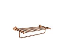 ZGHQHCDRH Maniglie Elegante Set da Bagno in Acciaio Inox Spazzolato, portasciugamani da Parete, portasapone, Gancio per Accappatoio e lavastoviglie Maniglione da Bagno(Towel Rack)