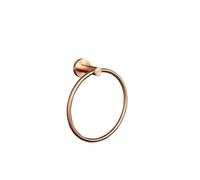 ZGHQHCDRH Maniglie Elegante Set da Bagno in Acciaio Inox Spazzolato, portasciugamani da Parete, portasapone, Gancio per Accappatoio e lavastoviglie Maniglione da Bagno(Towel Ring B)