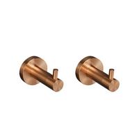 ZGHQHCDRH Maniglie Set da Parete per Bagno - Porta Carta igienica, portasciugamani, Dispenser di Sapone, Gancio per Accappatoio Maniglione da Bagno(2 PCS Robe Hook)