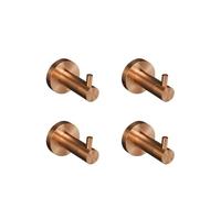 ZGHQHCDRH Maniglie Set da Parete per Bagno - Porta Carta igienica, portasciugamani, Dispenser di Sapone, Gancio per Accappatoio Maniglione da Bagno(4 PCS Robe Hook)