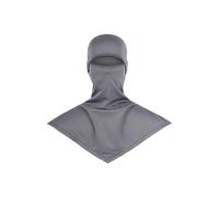 ZGHQHCDRH Maschera solare da 2 pezzi, protezione collo per equitazione, maschera viso integrale antivento traspirante, adatta per moto, pesca e uso all’aperto(Dark GRey)