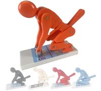 ZGHQHCDRH Modello di Forza Vertebrale per Sollevamento Pesi, Strumento Didattico, Modello di Postura Corretta, Correttore Posturale, Trainer Lombare Interattivo Meccanico(Orange)