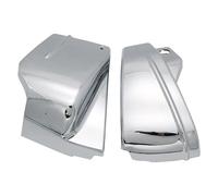 ZGHQHCDRH Moto Copertura Laterale della Batteria Accessori per Moto, Pannello di Copertura della carenatura Laterale della Batteria Adatto per Yamaha V-Star XVS400 XVS650 Dragstar DS400 DS650(Chrome)