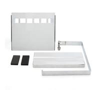 ZGHQHCDRH Moto Copertura Laterale della Batteria Kit Copri Batteria con scanalatura Quadrata per Moto, Adatto per Harley Sportster XLH 1200 883 1991-1997, sostituisce l'OEM 66347-91(Set Chrome)