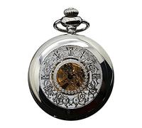 ZGHQHCDRH Orologi da Tasca, Orologio da Tasca Meccanico Demi, retrò, Vintage, Anniversario, Orologio da Tasca for pensionamento, Sposo, Orologi da Tasca for Matrimonio dei testimoni dello Sposo