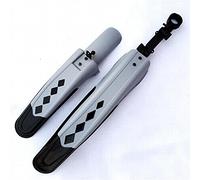 ZGHQHCDRH parafanghi, Parafango Universale for Bicicletta MTB Parafango Ciclismo Rainplate Bici da Strada Universale Anteriore Posteriore Parafango Ali Accessori for Biciclette,(Grey)