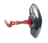 ZGHQHCDRH Parafanghi per Moto PARAFANGO Ruota Adatto per N1S M3 Copriruota Posteriore Universale per Moto Parafango Universale Regolabile Parafango Spesso(Red)
