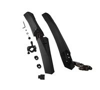 ZGHQHCDRH parafanghi, Set parafango Universale for Bicicletta Set Regolabile Anteriore e Posteriore for MTB, Bici da Strada, Accessori durevoli for Biciclette,(Black)