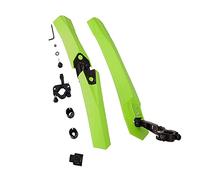 ZGHQHCDRH parafanghi, Set parafango Universale for Bicicletta Set Regolabile Anteriore e Posteriore for MTB, Bici da Strada, Accessori durevoli for Biciclette,(Groen)