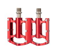 ZGHQHCDRH Pedale, Pedali Ultraleggeri in Lega di Alluminio 3 Cuscinetti sigillati con tacchette for Bici Pieghevole da Strada Montagna MTB BMX 248g