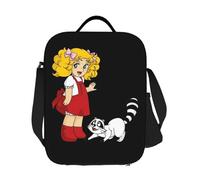 ZGHQHCDRH Personalizzato Candy Candy Snow Capucin Classic Lunch Bag Uomo Donna Thermal Cooler Insulated Lunch Box per Bambini scolari