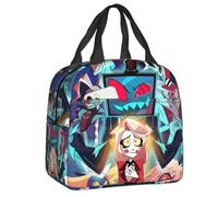ZGHQHCDRH Personalizzato H-Hazbins Animed Manga Insulated Lunch Bag per Le Donne Dispositivo di Raffreddamento a Tenuta stagna Thermal Lunch Box Ufficio Lavoro Scuola