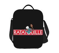 ZGHQHCDRH Personalizzato Ratatouille Remy Cartoon Movie Sacchetto Isolato Pranzo per Le Donne più Fresco Termico Pranzo Box Spiaggia Campeggio Viaggi