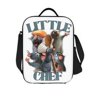 ZGHQHCDRH Personalizzato Remy Ratatouille Collage Piccolo Chef Isolato Pranzo Sacchetto per Le Donne Termico Cooler Pranzo Tote Spiaggia Campeggio Viaggi