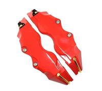 ZGHQHCDRH Pistone del Freno 2 Pezzi di Copertura per Pinza Freno Auto 3D ABS Anteriore e Posteriore a Disco Automatico Pinza Freno a Disco(Red c)