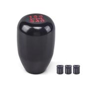 ZGHQHCDRH Pomello Cambio Per Cambio Manuale Manopola Automatico Livello Della Marcia Cambio Universale Per Auto A 5 Velocità Parti Per Auto(Black)