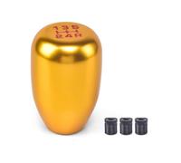 ZGHQHCDRH Pomello Cambio Per Cambio Manuale Manopola Automatico Livello Della Marcia Cambio Universale Per Auto A 5 Velocità Parti Per Auto(Yellow)