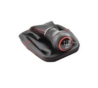 ZGHQHCDRH Pomello Cambio Per Golf 2 3 4 Cabrio Polo 6N1 6N2 Passat 35i 5 Marce Auto Pomello Cambio Leva Ghetta Boot Copertura In Materiale sintetico Parti Per Auto(5 Speed-Red)