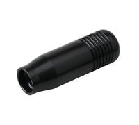 ZGHQHCDRH Pomello Leva Cambio Pomello del cambio universale Mugen da 8,5 cm per auto, manuale, in alluminio, esteso, con leva Copri pomello elastico in silicone(Black)