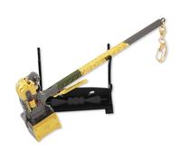 ZGHQHCDRH Portachiavi con martello della morte caustica, in metallo, cimelio, action figure da collezione, ciondolo for zaino