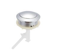 ZGHQHCDRH Pulsante di scarico doppio for serbatoio dell'acqua del WC di qualità - Pulsante singolo rotondo for foro da 55-67 mm, 1 pezzo
